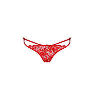 Трусики з зав'язочками з боків Passion Exclusive WARDA THONG XXL/XXXL, red, фото 3