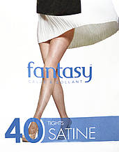 Колготки жіночі Fantasy Satine 40 Den 2,3,4,5 (чорний, тілесний )