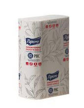 Рушник паперовий ZZ складання Papero 1 шар 160 штук 21,5х15 см целюлоза (RN010)