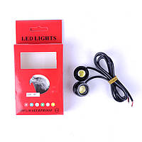 Денні ходові вогні DRL Глазки-лінзи на скотчі LED D=20 мм 1.5 W 12 V BT (2531) (2 шт.)