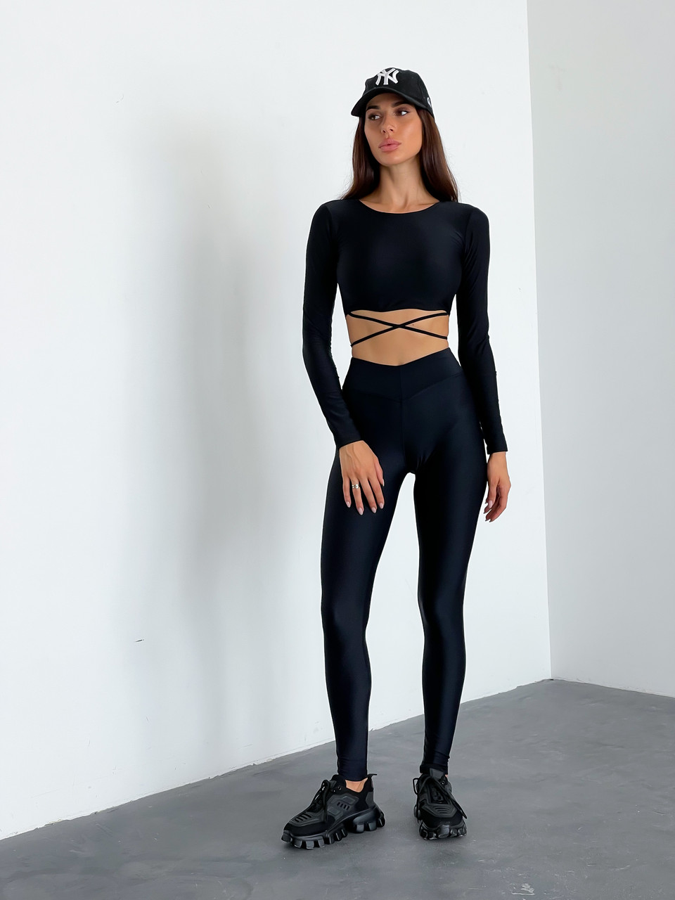 Спортивні Штани FitRun Leggings Classic "Black" XXS чорні