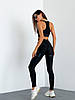 Спортивні Штани FitRun Leggings Extra Sex Push-up "Black" чорні S, фото 3