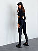 Спортивні Штани FitRun Leggings Classic "Black" XXS чорні, фото 3
