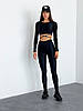 Спортивні Штани FitRun Leggings Classic "Black" XXS чорні, фото 10