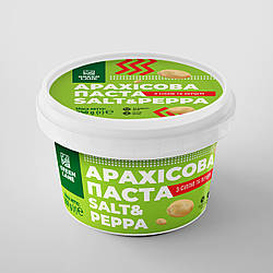 Арахісова паста кремова солона з перцем 350 г., натуральна, без консервантів та домішок SALT&PEPPA