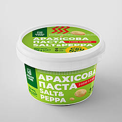 Арахісова паста кранч солона з перцем 350 г., натуральна, без консервантів та домішок SALT&PEPPA CRUNCH