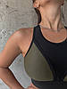Спортивний Топ FitRun Top "Khaki" XS хакі, фото 4
