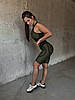Спортивний Топ FitRun Top "Khaki" XS хакі, фото 6