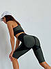 Велосипедки спортивні FitRun Cycling Extra Sex Push-up "Green" XXS зелені, фото 6