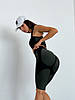 Велосипедки спортивні FitRun Cycling Extra Sex Push-up "Green" XXS зелені, фото 7
