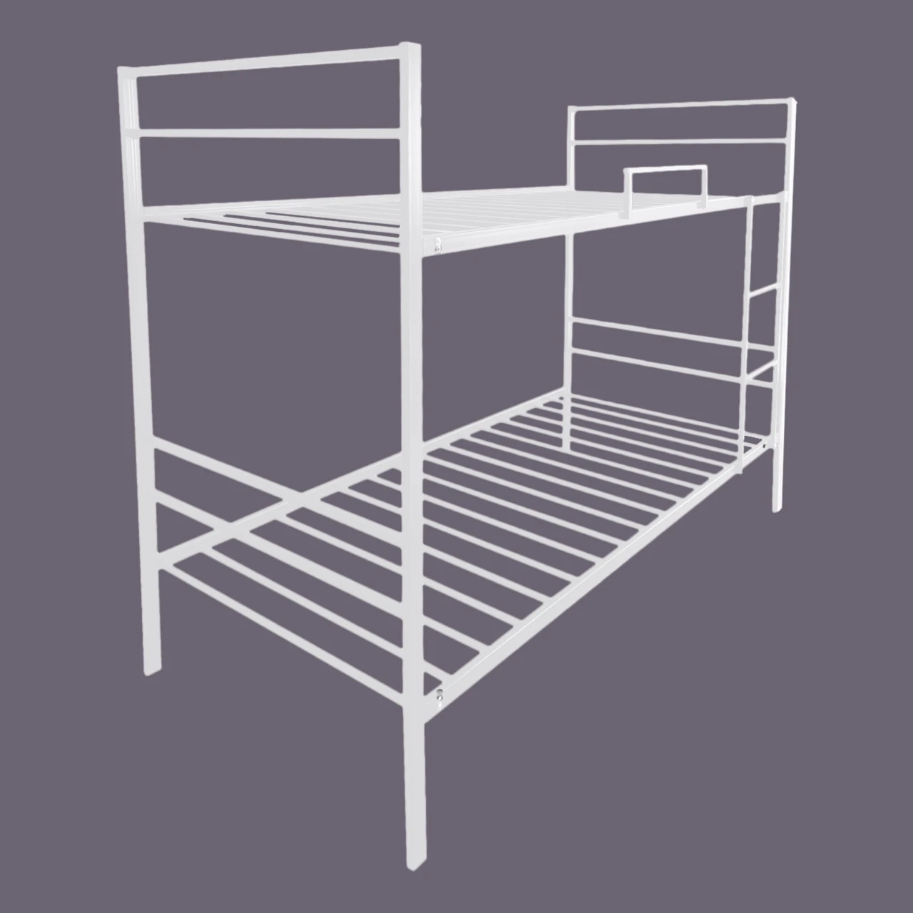 Металлическая Двухъярусная Кровать Tobi Sho 190х90 Белая — Купить ...