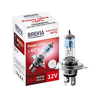 Лампа Brevia H4 12V 60/55W P43t Power Ultra+60% CP