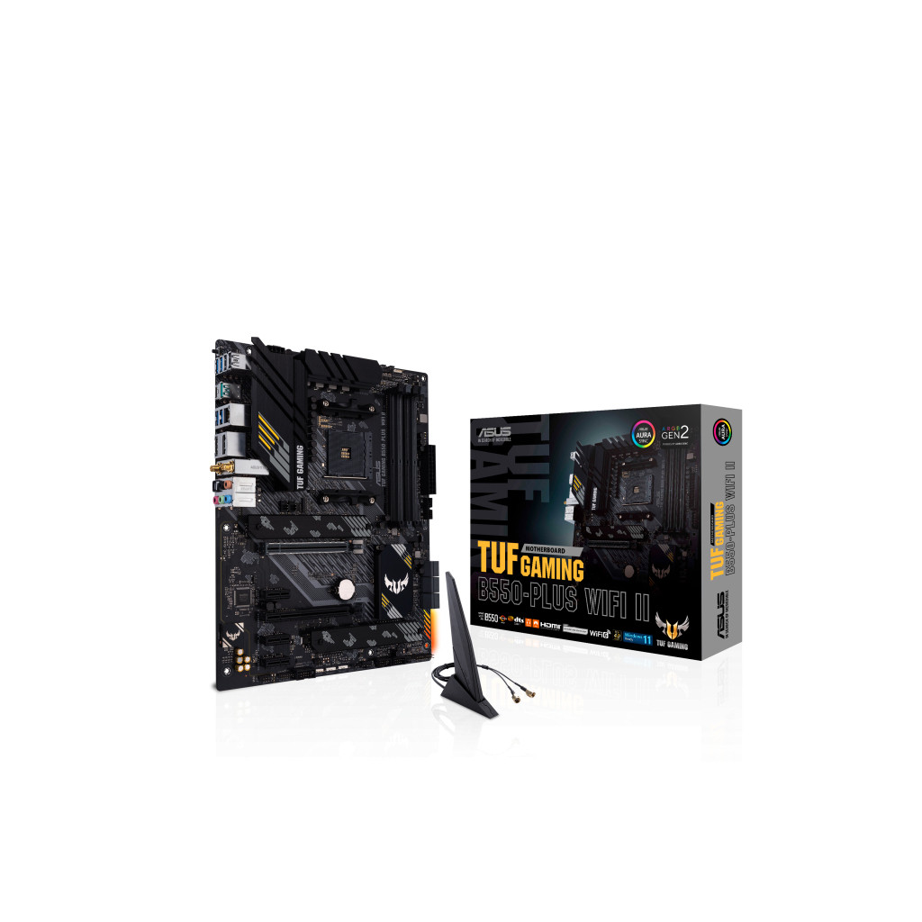 Материнська плата TUF GAMING B550-PLUS WIFI II AM4 DDR 4 1хHDMI, 1хDisplayPort 6 Wi-Fi ATX