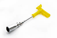 Ключ свечной с эргономичной ручкой 16x250мм (СИЛА - Инструмент)