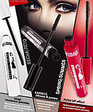 Туш для вій Luxvisage Perfect Color Push Up effect чорна, 9 г, фото 6