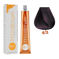 4/2 Крем-краска для волос BBCOS Innovation Evo каштановый натуральный фиолетовый 100 мл