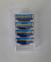 Касети для гоління Gillette Mach 3 Turbo 4 шт. (Жилет Мак 3 турбо без упаковки оригінал)