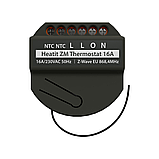Релейний термостат теплої підлоги з лічильником електроенергії Heatit ZM Thermostat 16 А, фото 4