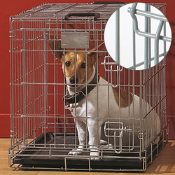Savic (Савік) Dog Residence - Клітка для собак цинкова, з покриттям хамершлак (хамершлак 50х33х40 см.)