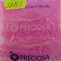 Бісер 10/0, No38123, колір рожевий яскравий, профарбований (пач.50 грамів)