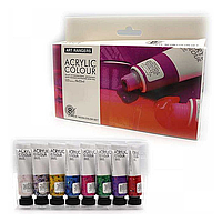 Фарби акріл "Josef Otten" 8кол. 22мл 32KRFEA0822-N "Art ranger" пластик туб,неон, шт