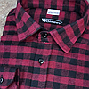Чоловіча фланелева сорочка в бордову клітинку, фото 3