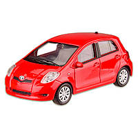 Машина металлическая TOYOTA YARIS "WELLY" 44003CW масштаб 1:43 топ