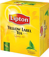 Чай Lipton Yellow Label Чорний байховий пакетований 100 шт (5900300550258)
