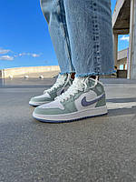 Класні кроссівки жіночі Nike Air Jordan 1. Кросси жіночі на кожний день Найк Аір Джордан., фото 6