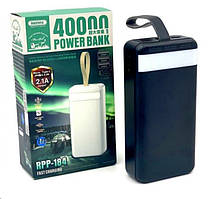 Power Bank Remax RPP-184 Leader Series 2.1A 40000 mAh (Чорний)