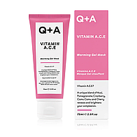 Q+A - Мультивитаминная маска для лица Q+A Vitamin A.C.E. Warming Gel Mask 75ml