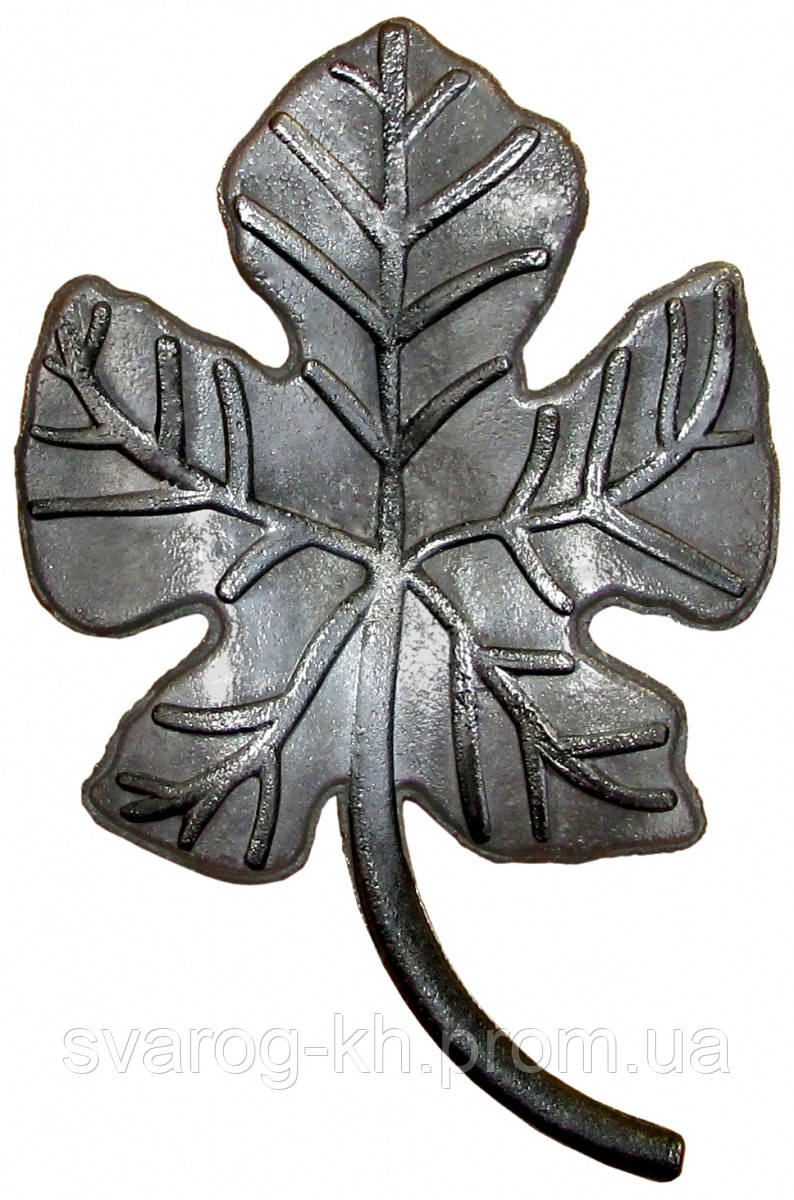 Виноградний лист 135х85х4