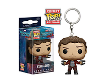 Фигурка брелок Funko Pop Звездный Лорд Стражи Галактики Star Lord Guardians of the Galaxy 4 см