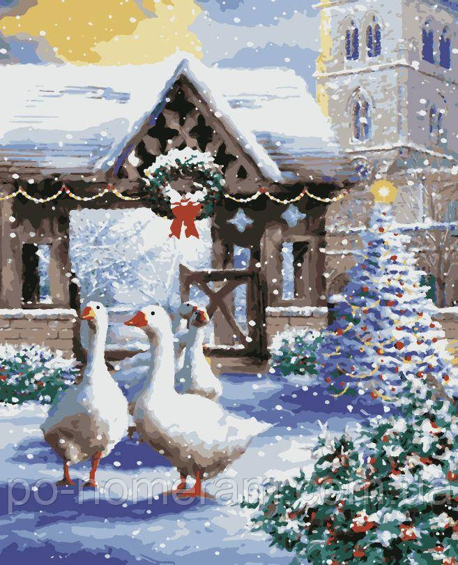 Акційна Картина за номерами Artissimo Гусі (PNX8562) 50 х 60 см, фото 1