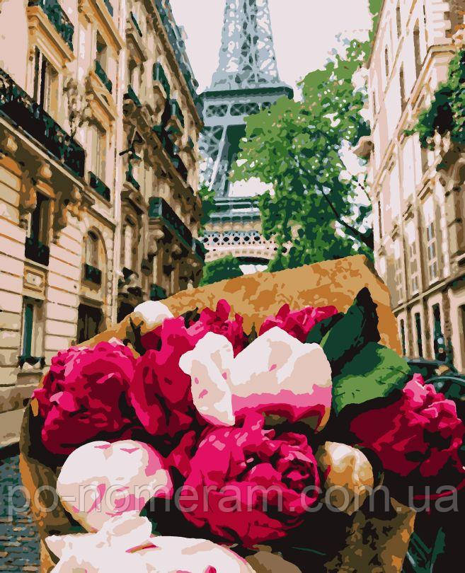 Акційна Картини за номерами Artissimo Паризькими вулочками (PN6781) 40 х 50 см, фото 1