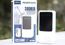 Повербанк Power Bank HEPU HP209 30000mAh / реальна місткість