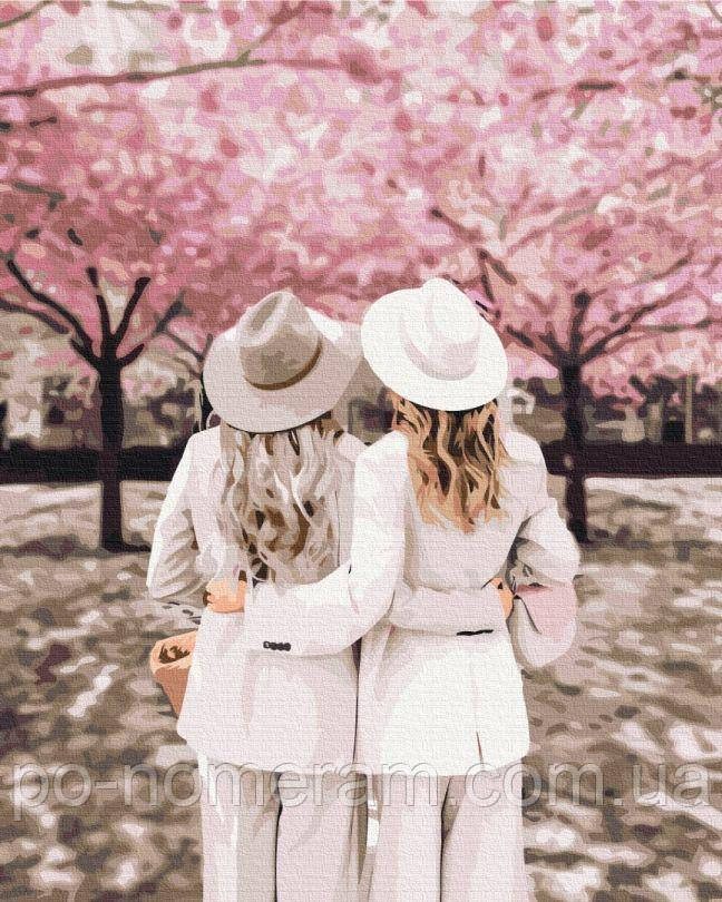 Акційна Розмальовка по цифрам BrushMe В подорож з подругою ©Оксана Воробій (BS53034) 40 х 50 см, фото 1