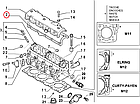Прокладка клапанної кришки Fiat Ducato 230, Peugeot Boxer, Citroen Jumper (94-02) 1.9 (1905), 9400249919, фото 6