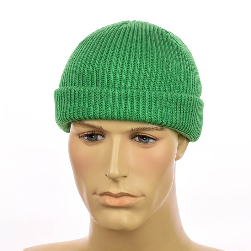 Шапка міні-біні в стилі "Монатік" зелений