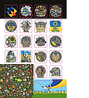 Наліпки (набір) Все буде Україна! 14,5х21см 4арк арт. 80A5VSE, фото 3