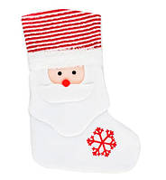 Різдвяна шкарпетка для подарунків "Санта", розмір - 46*30 см