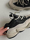 Кросівки чоловічі чорні Adidas Yeezy Boost 500 Black Beige (09887), фото 7