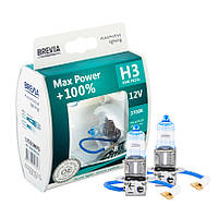 Лампа Brevia H3 12V 55W PK22s Max Power+100% CP 2шт
