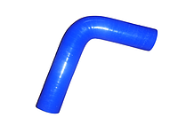 Патрубок термостата МТЗ-80, 82 синій силікон 50-1306028-Б3