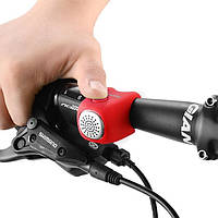 Электронный сигнал звонок для велосипеда (Велосипедный Звонок) и самоката  RockBros Красный