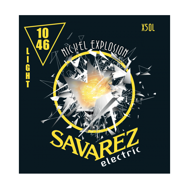 Струни для електрогітари Savarez X50L Nickel Explosion Light Tension