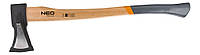 Топор Neo Tools 2000 г, деревянная рукоятка