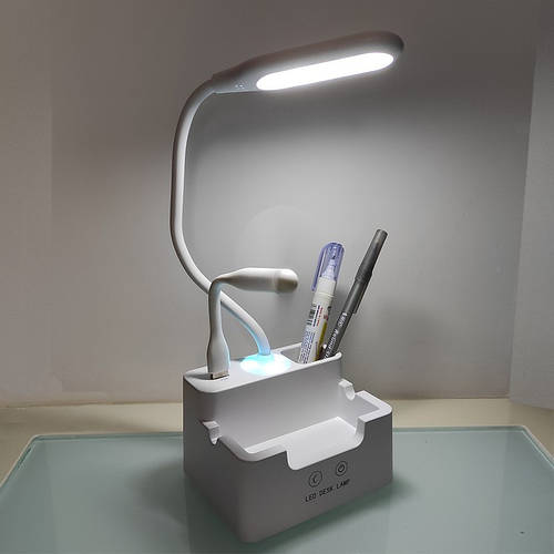 Настольная светодиодная LED лампа DESK на аккумуляторе 1200 mah с USB ...