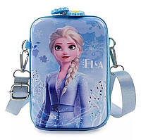 Детская сумка через плечо Frozen Elsa Холодное сердце Эльза для девочек голубая