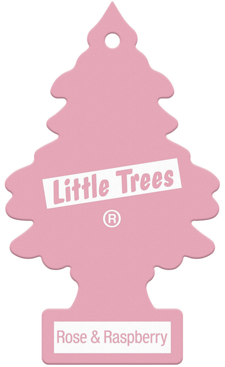 Ароматизатор автомобільний "Ялинка" Little Trees, Малина та троянда, фото 1